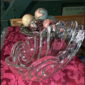 Mikasa Clearwater Nautilus Crystal Buffet Bowl